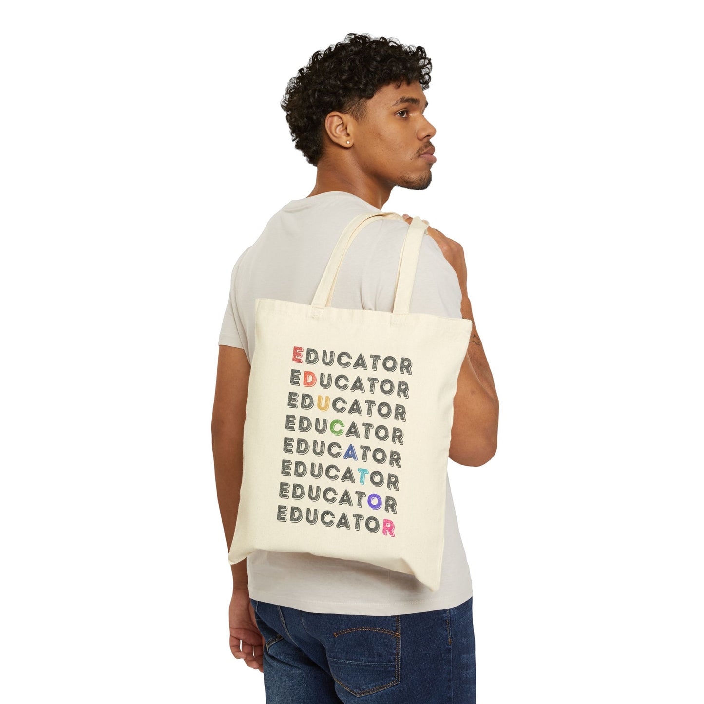 Educator Canvas Tote