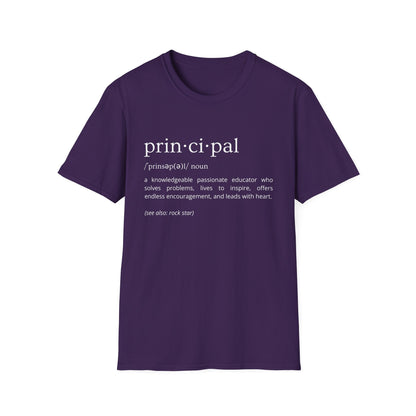 Definition of Principal - White Text