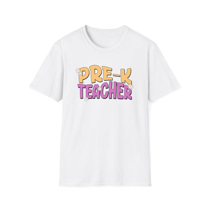 Pre-K Teacher with Flowers