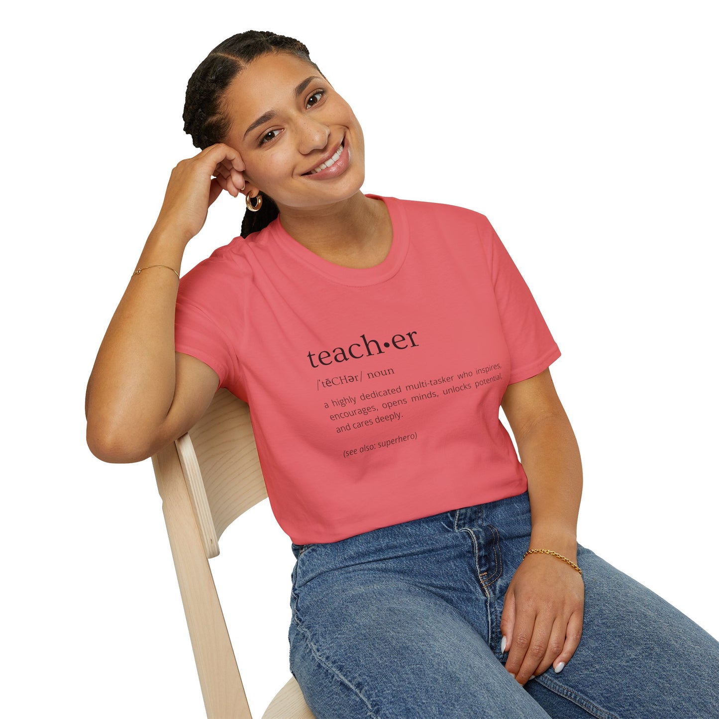 Definition of Teacher - Black Text