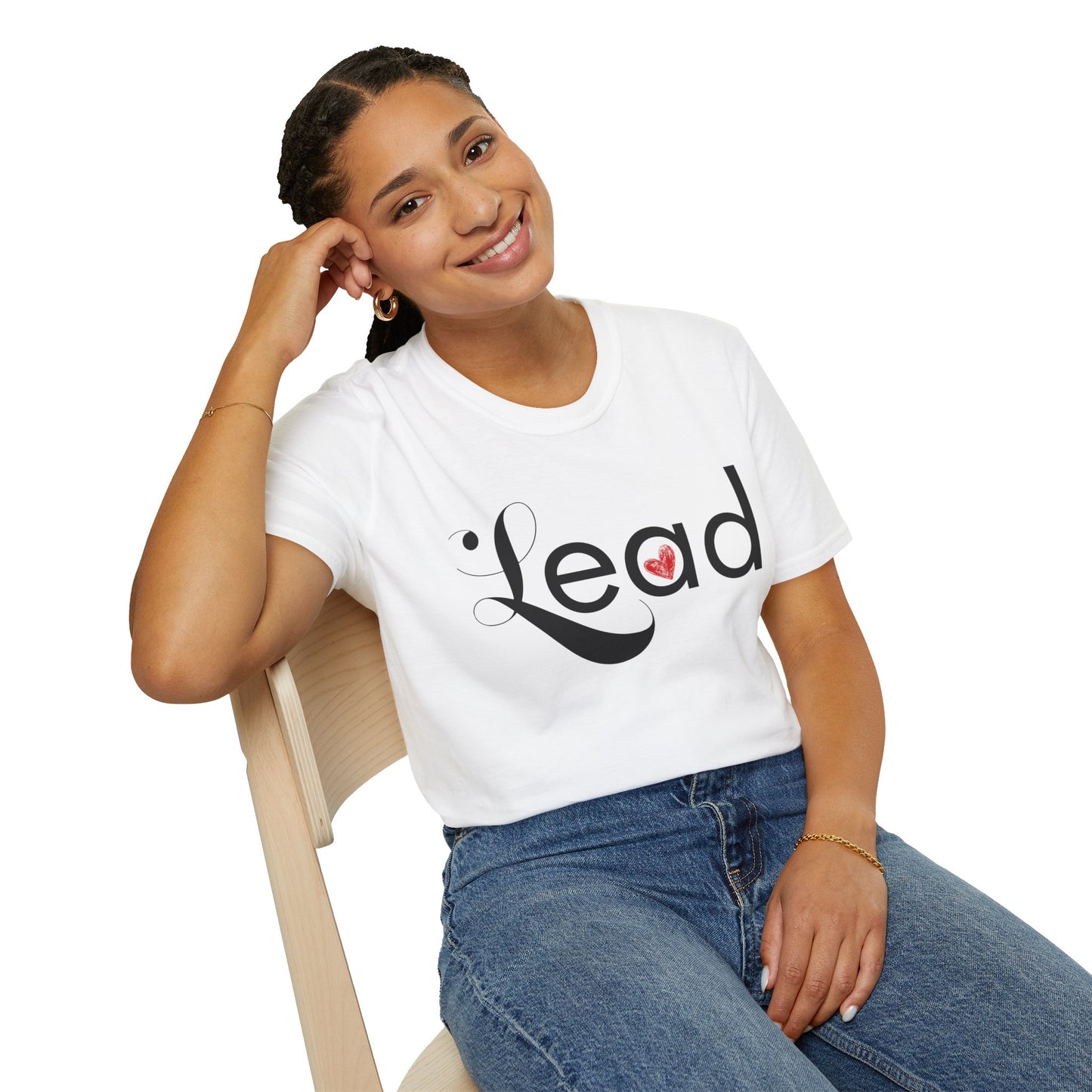 Lead with Heart - Black Text