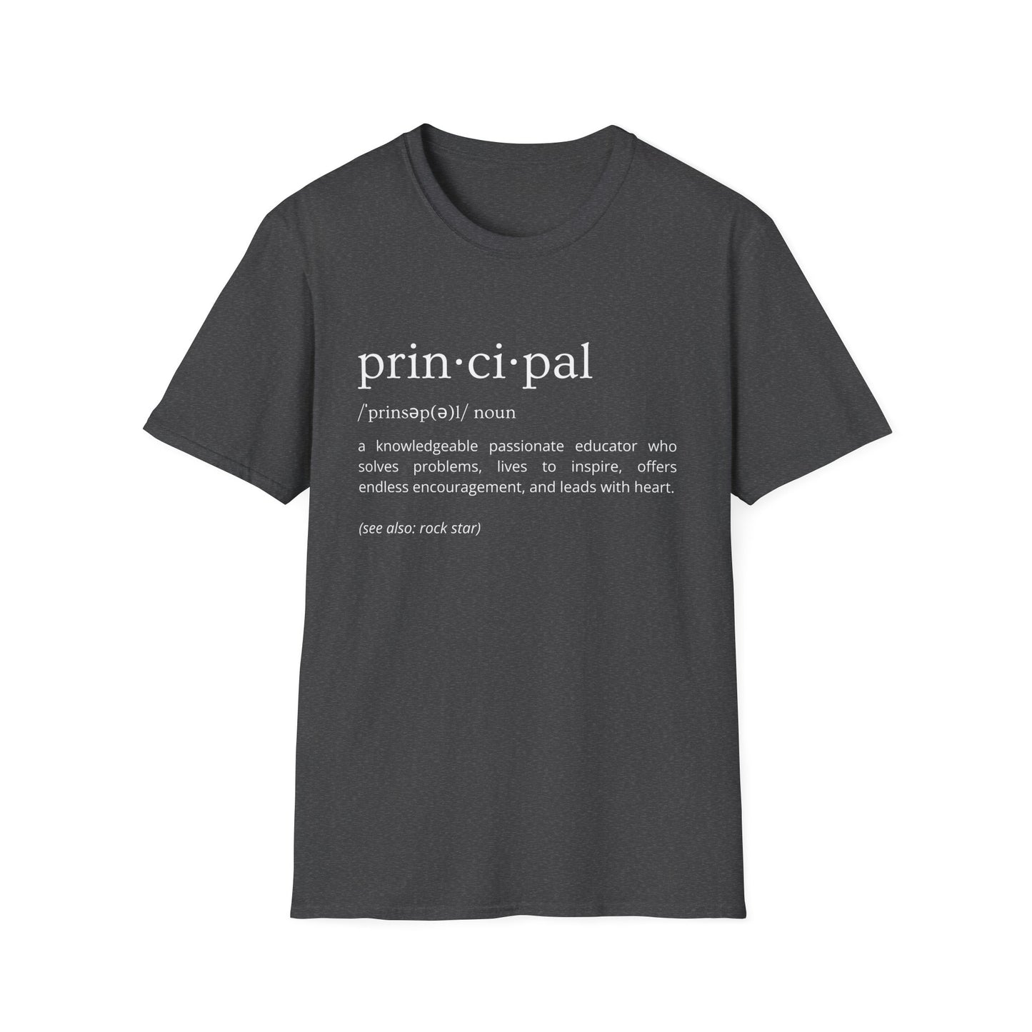 Definition of Principal - White Text