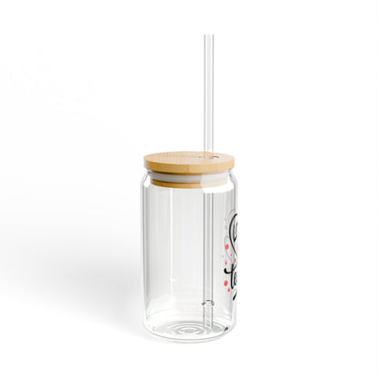 Love to Teach Sipper Glass - 16oz Tumbler with Straw