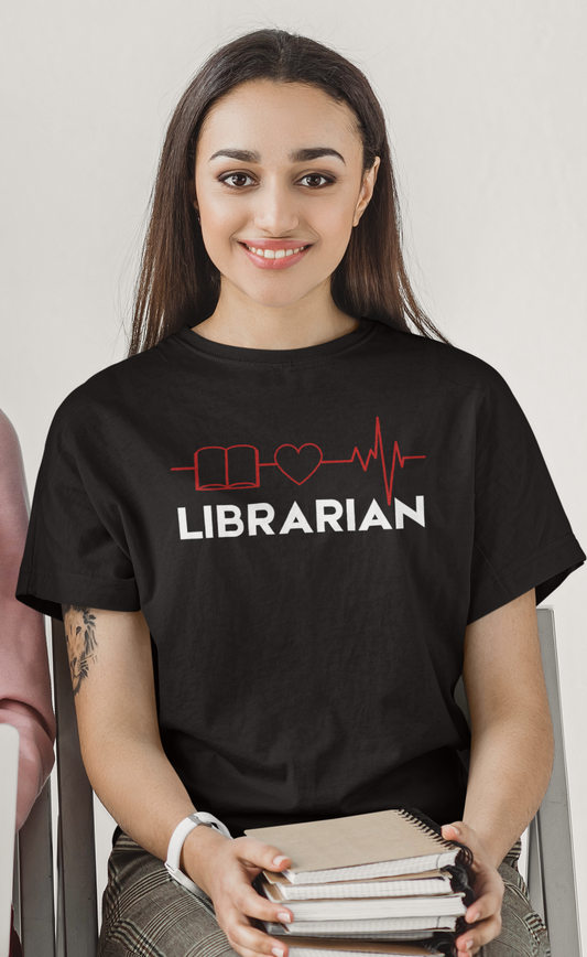 Librarian with Book EKG