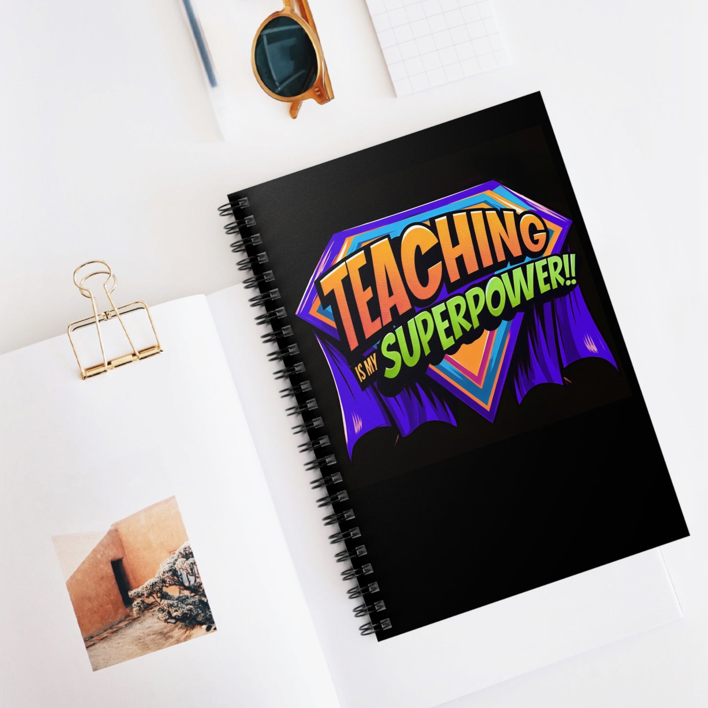 Teaching is My Superpower Notebook - Purple