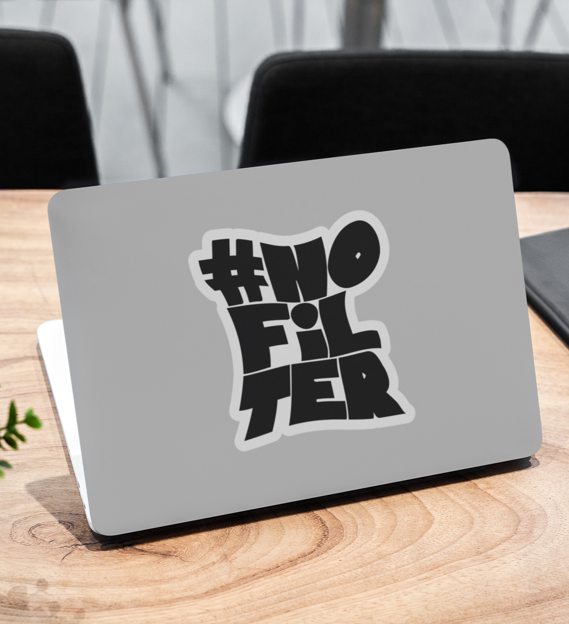 #NoFilter Sticker for Laptops, Water Bottles & Journals
